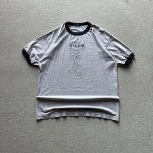 Vintage 90s Six Flags Wile-e Coyote Ringer T-Shirt